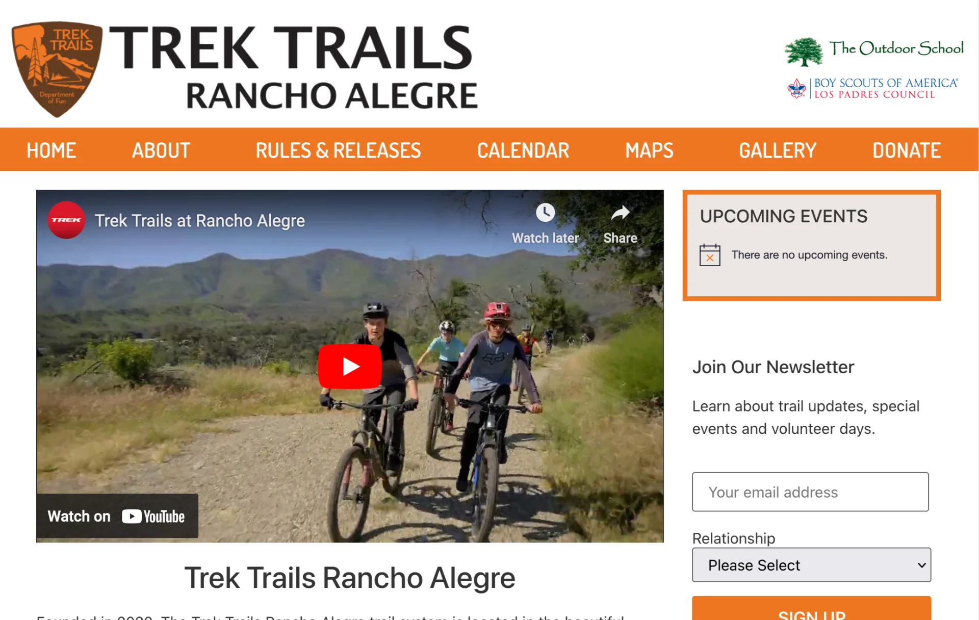 Trek Trails at Rancho Alegre – Santa Ynez Mountain Biking Trek Trails at Rancho Alegre - Santa Ynez Mountain Biking